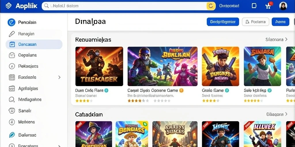 Tampilan level pertama yang menarik dan penuh warna.