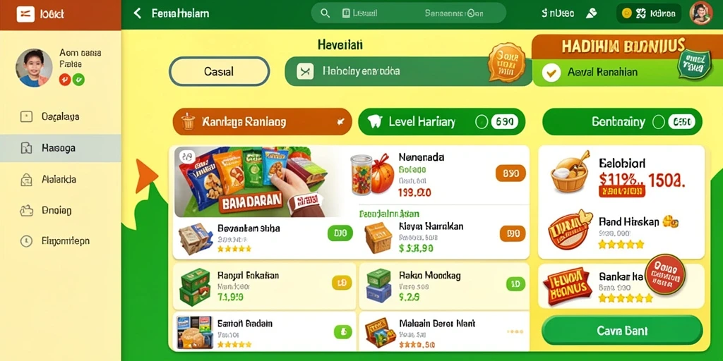 Tampilan antarmuka yang user-friendly dan menarik.