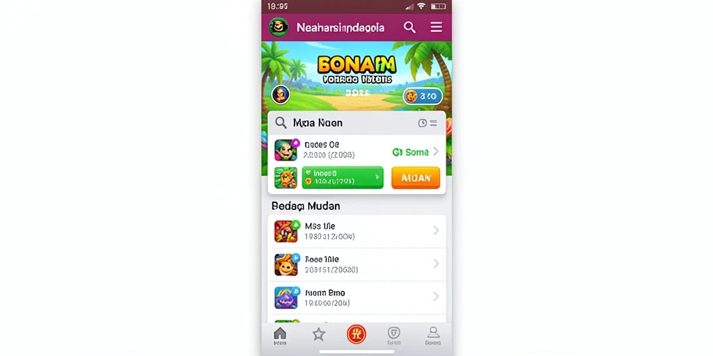 Tampilan menu utama AJR88 yang menarik.