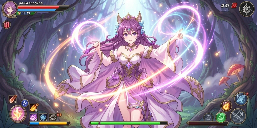Screenshot menampilkan tampilan awal game dengan grafis yang menarik.