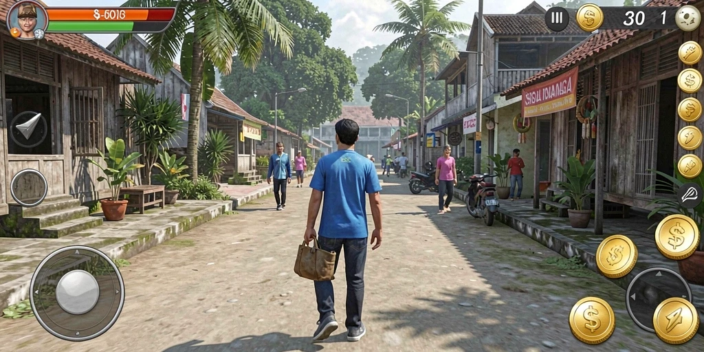 Tampilan awal permainan yang menawan.