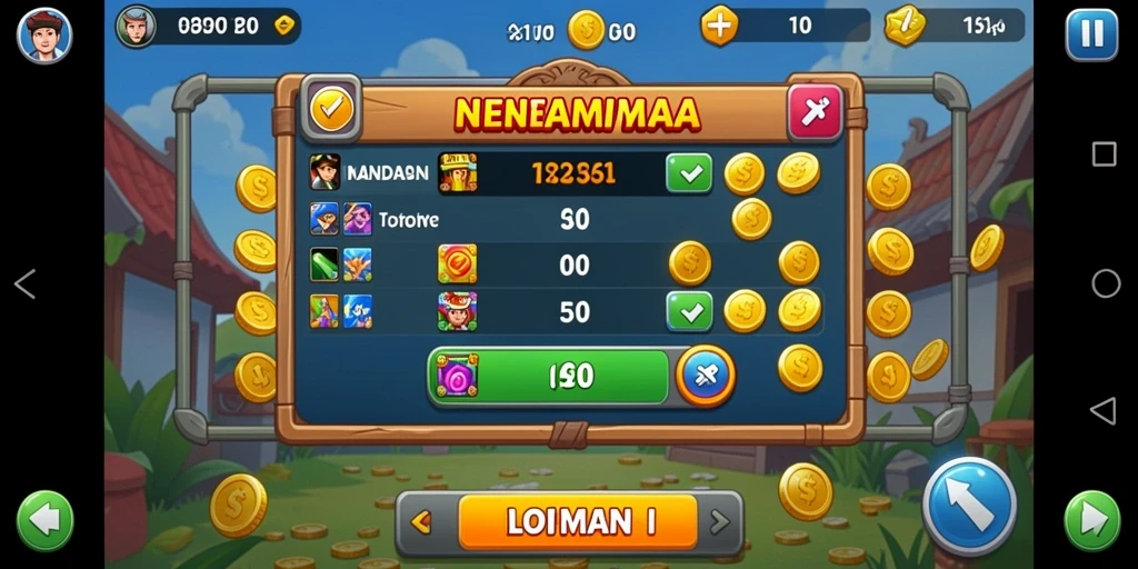 Layar utama CR7VIP dengan menu utama yang intuitif.