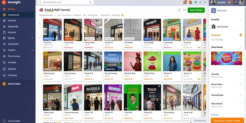Tampilan antarmuka yang menarik dan modern.
