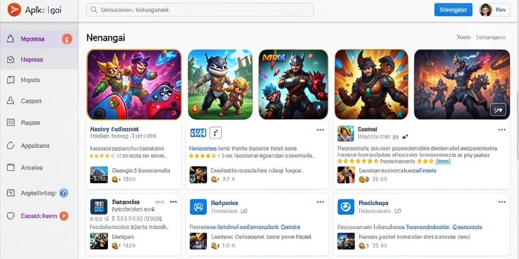 Tampilan awal yang menarik dan mudah dimengerti.