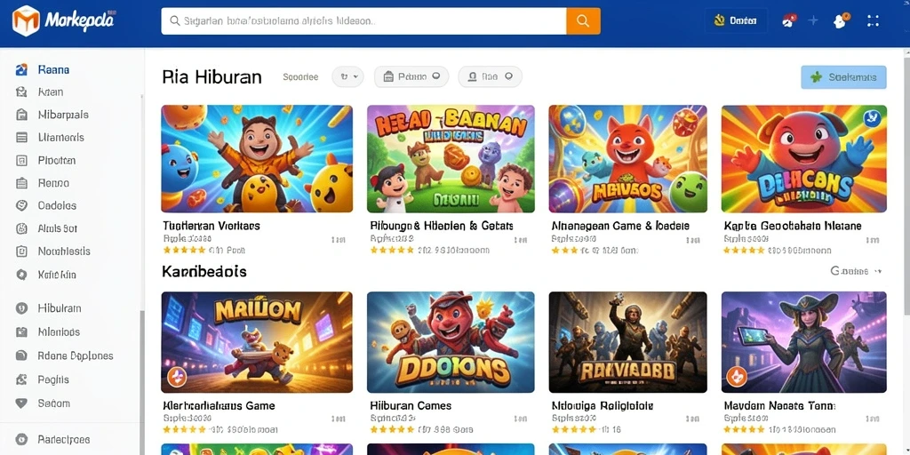 Tampilan awal permainan yang memukau dengan karakter menarik.