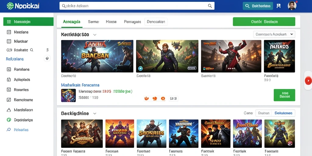 Tangkapan layar pertarungan epik dengan grafis yang mengagumkan.