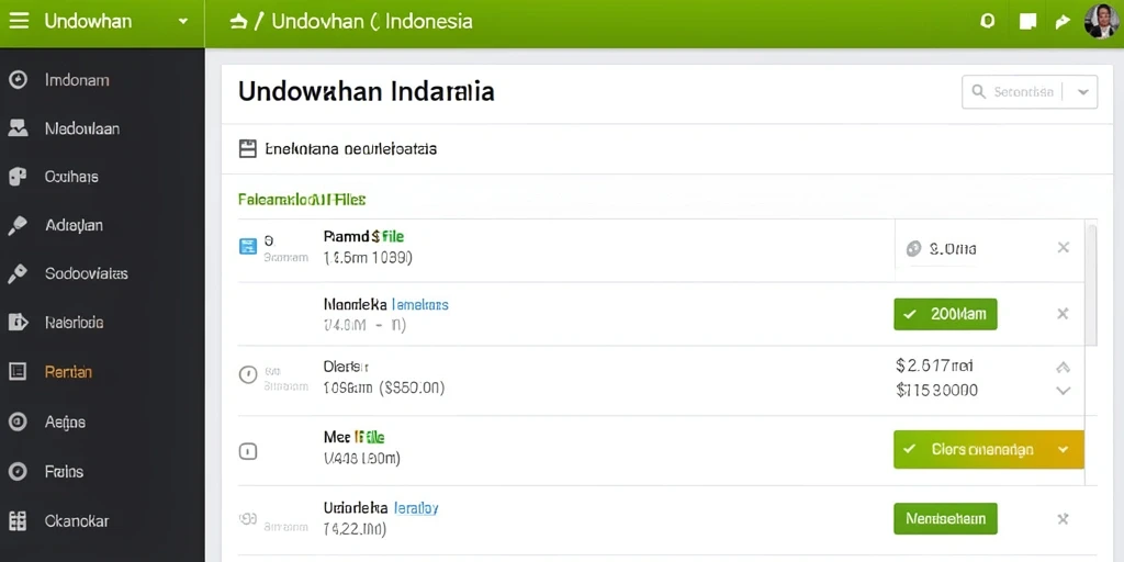 Layar utama dengan berbagai pilihan slot menarik.