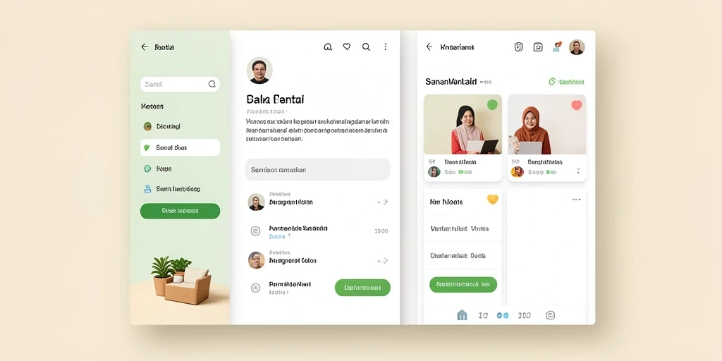 Tampilan dashboard yang jelas dan informatif.